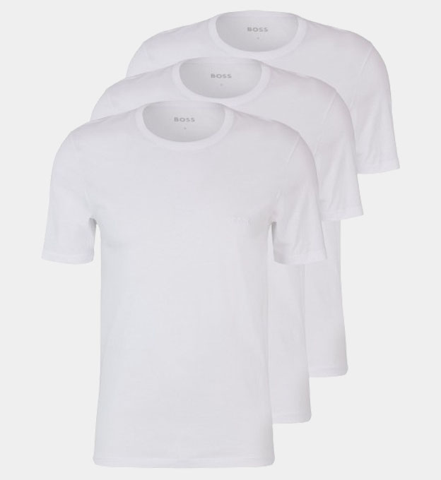 Hugo Boss 3 Packen T-shirts Mens White