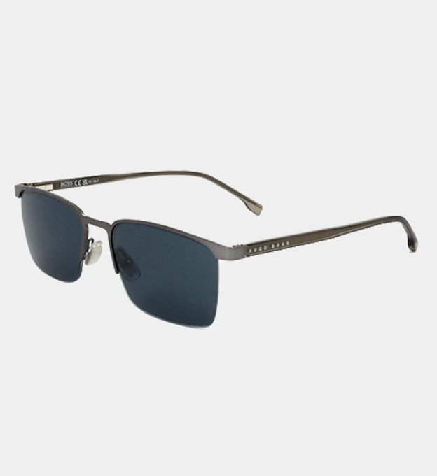 Hugo Boss Sunglasses Mens Matte Dark Ruthenium