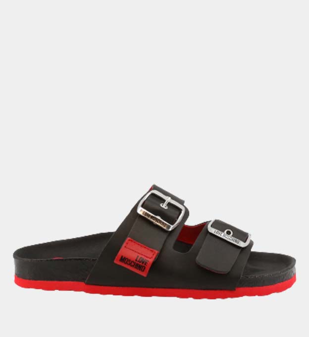 Love Moschino Flip Flops Womens Black