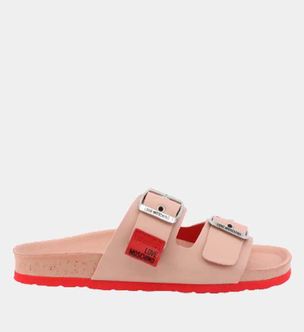 Love Moschino Flip Flops Womens Pink