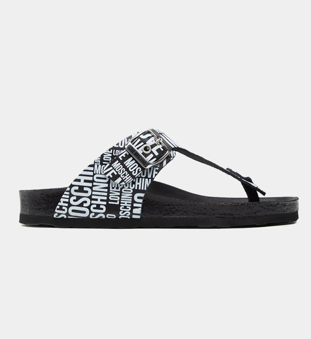 Love Moschino Flip Flops Womens Black